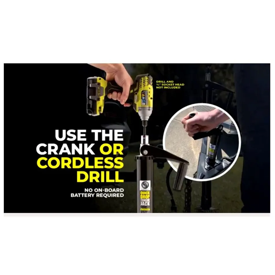 Quick Drop Manual Tongue Jack
